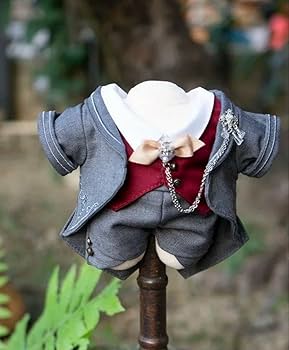 オリジナル ぬいぐるみ 着せ替え 20cm グレー 無属性 ぬいぐるみ 20cm 着せ替えぬいぐるみ グレーの髪とグレー